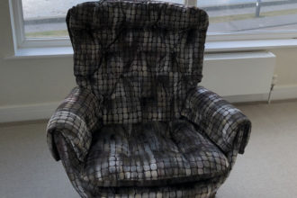 Art Deco swivel chair