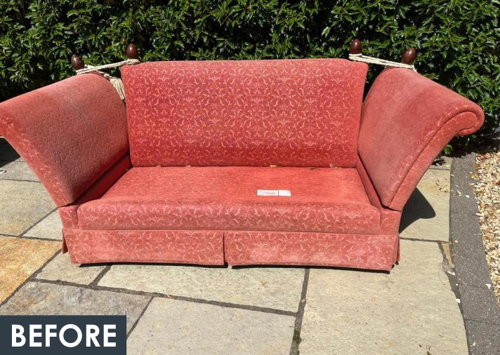 Sofa before upholstery by Nick Jay