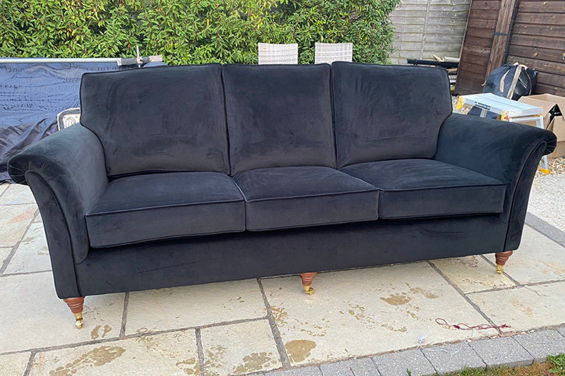 3-seater sofa after upholstery